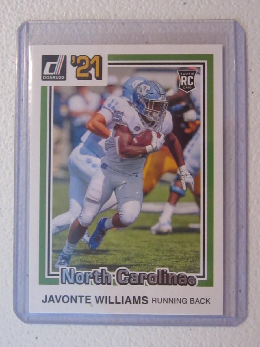 2021 CHRONICLES DONRUSS JAVONTE WILLIAMS RC