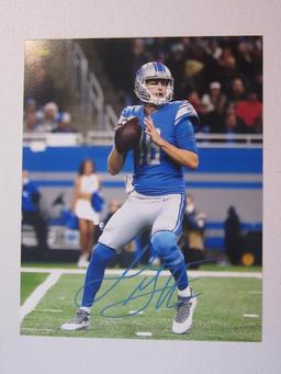 JARED GOFF SIGNED 8X10 PHOTO WITH COA