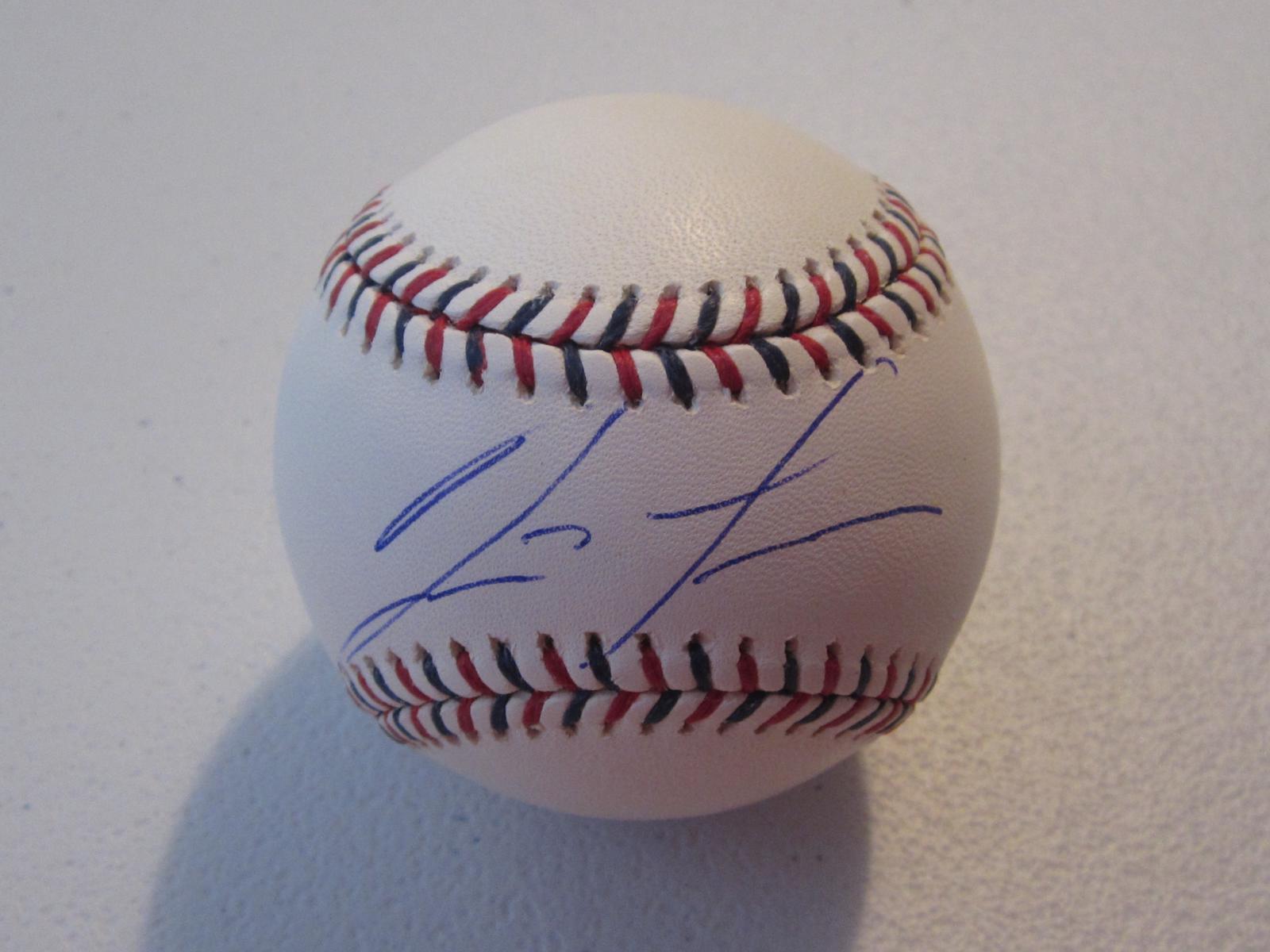 RONALD ACUNA JR SIGNED BASEBALL WITH COA