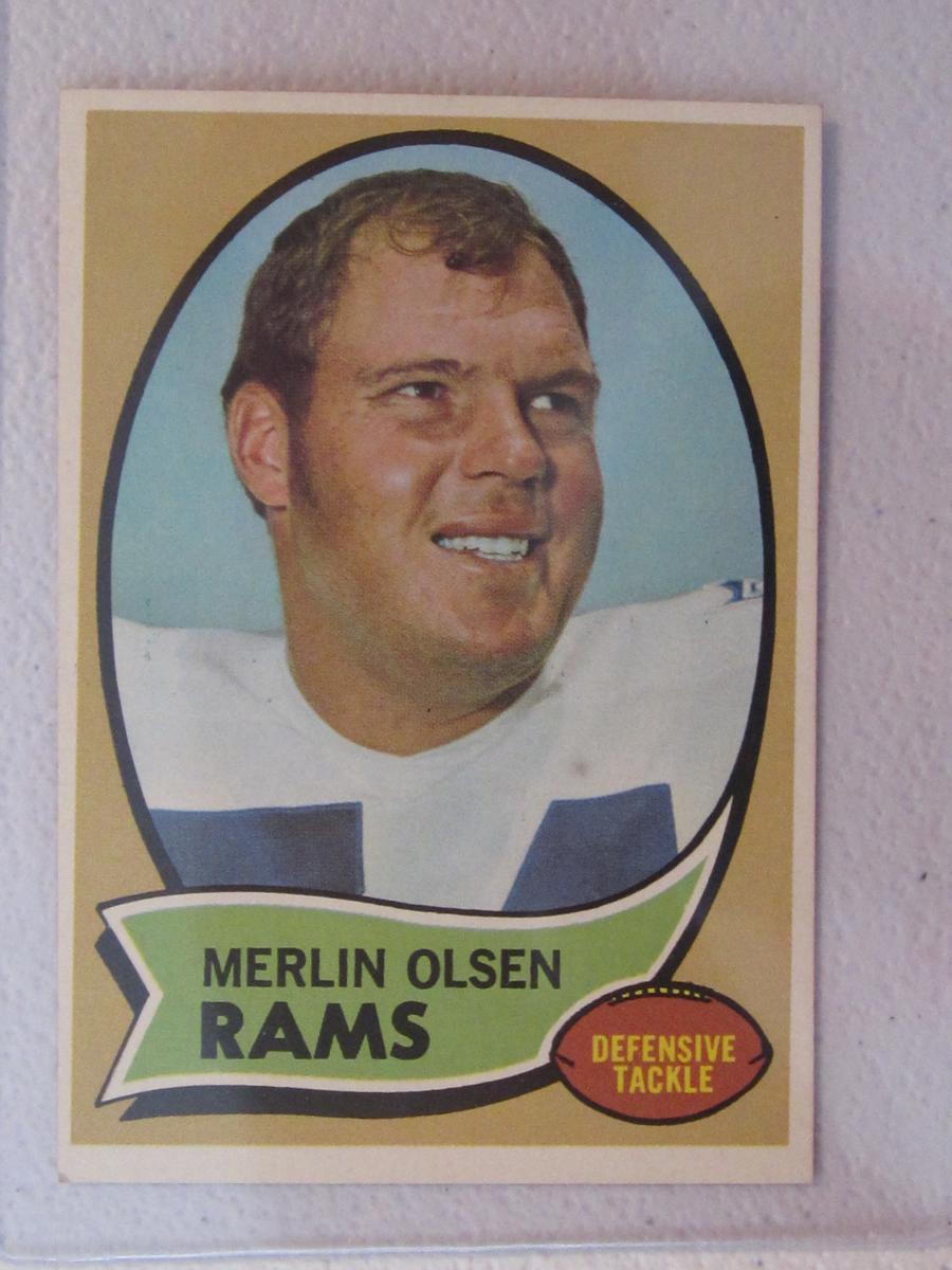 1970 TOPPS MERLIN OLSEN NO.237 VINTAGE