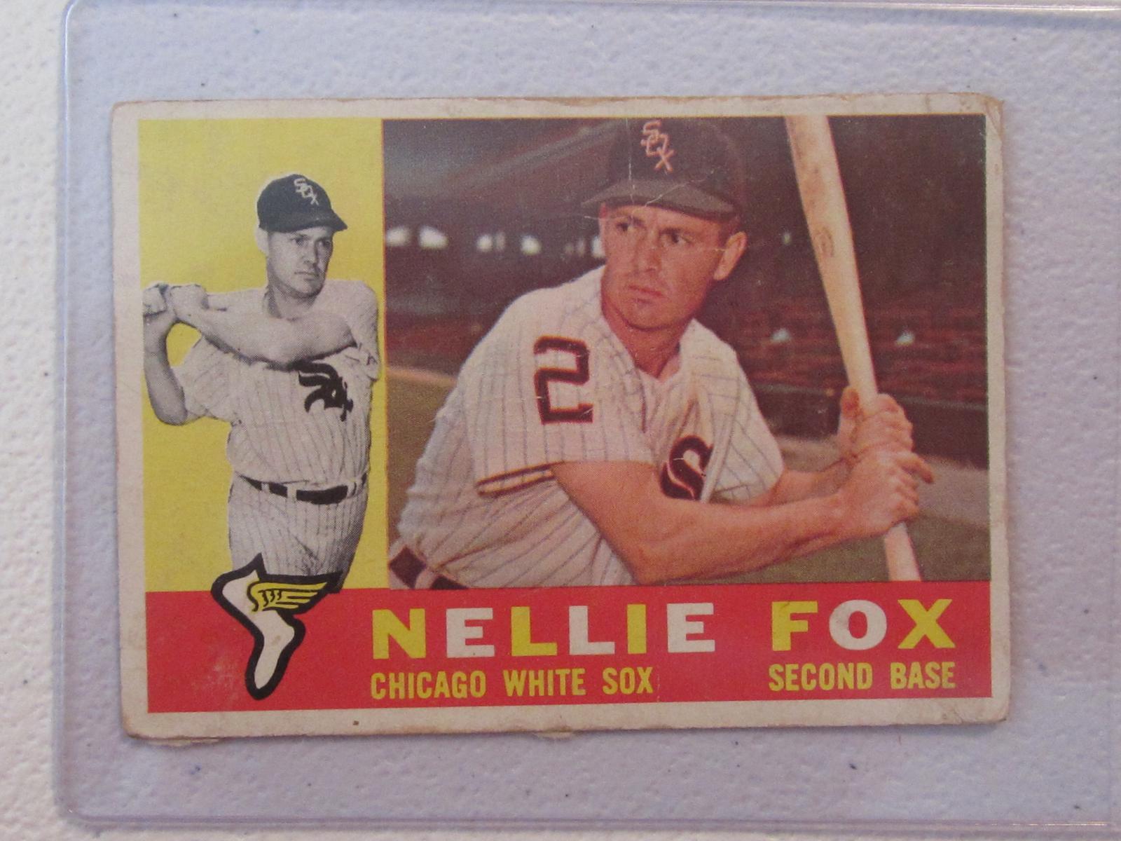 1960 TOPPS NELLIE FOX VINTAGE