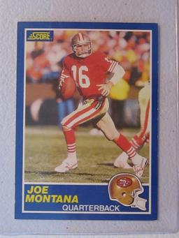 1989 SCORE JOE MONTANA 49ERS