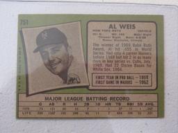 1971 TOPPS AL WEIS HIGH # 751 VINTAGE