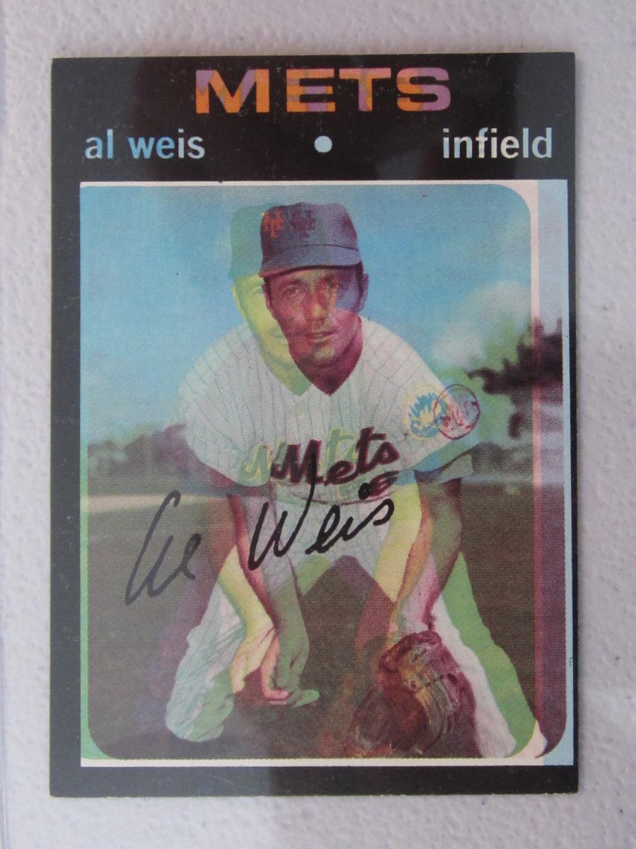 1971 TOPPS AL WEIS HIGH # 751 VINTAGE