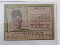 1971 TOPPS PETE WARD HIGH # 667 VINTAGE