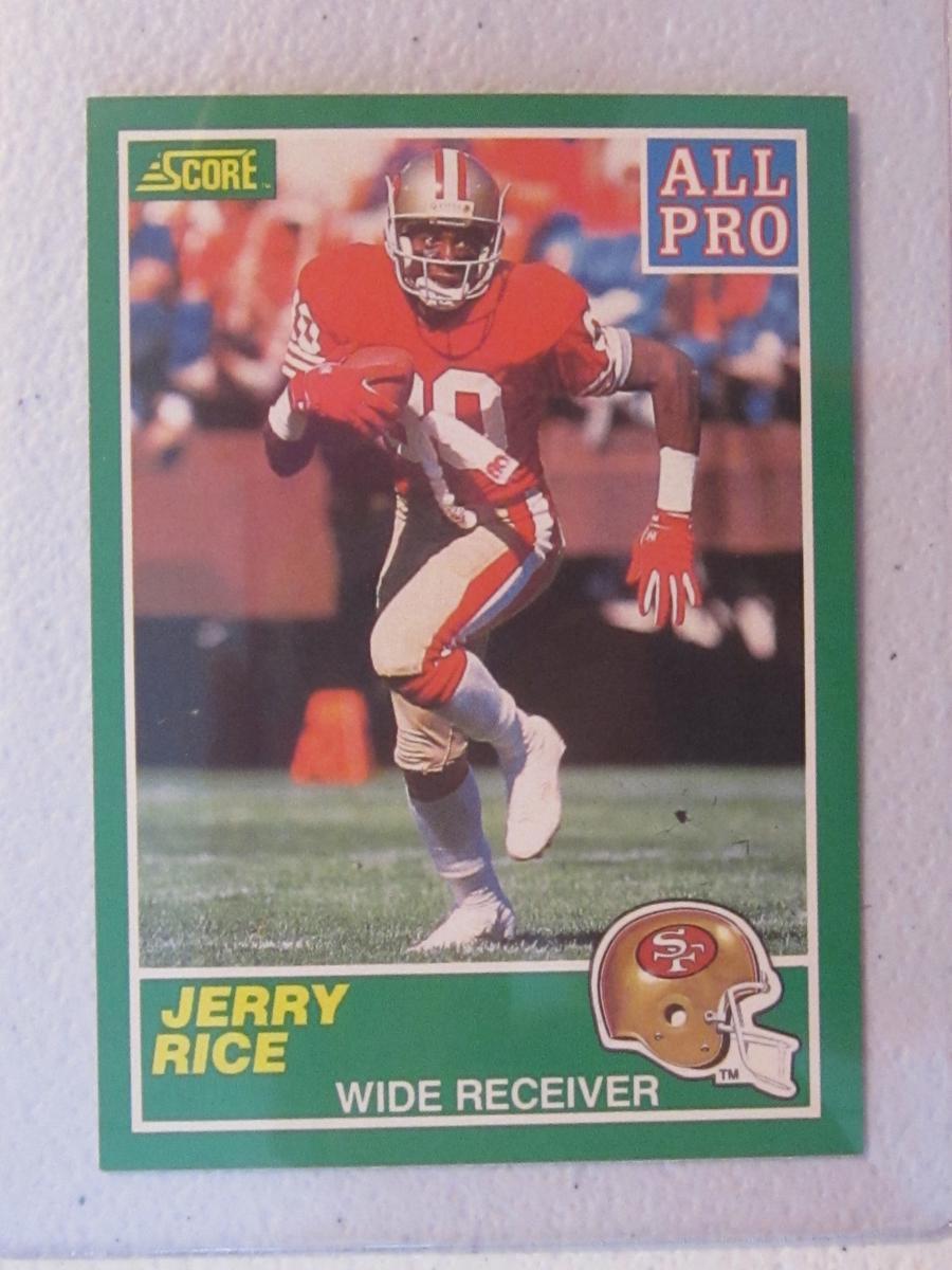 1989 SCORE JERRY RICE ALL-PRO 49ERS