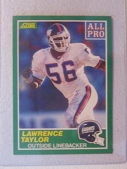 1989 SCORE LAWRENCE TAYLOR ALL-PRO GIANTS