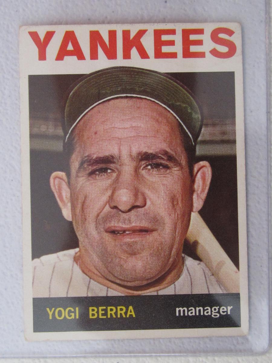 1964 TOPPS YOGI BERRA NO21 VINTAGE