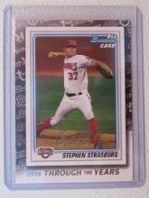 2021 TOPPS STEPHEN STRASBURG THROUGH THE YEARS