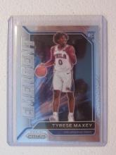 2020-21 PANINI PRIZM TYRESE MAXEY RC EMERGENT