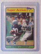 1981 TOPPS STEVE LARGENT SUPER ACTION SEAHAWKS