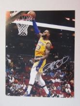 LEBRON JAMES SIGNED 8X10 PHOTO WITH COA