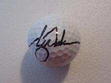 TIGER WOODS SIGNED GOLF BALL WITH COA