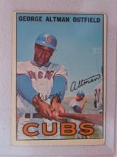 1967 TOPPS GEORGE ALTMAN NO.87 VINTAGE