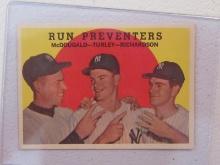 1959 TOPPS RUN PREVENTERS NO.237 VINTAGE