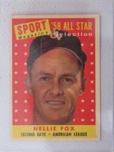 1958 TOPPS NELLIE FOX ALL STAR NO.479 VINTAGE