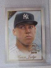 2019 TOPPS GALLERY AARON JUDGE 2019 CARD DAY