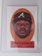 2021 TOPPS ARCHIVES RONALD ACUNA JR PEEL OFF