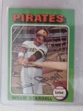 1975 TOPPS MINI WILLIE STARGELL NO.100 VINTAGE