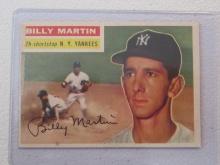 1956 TOPPS BILLY MARTIN NO.181 VINTAGE