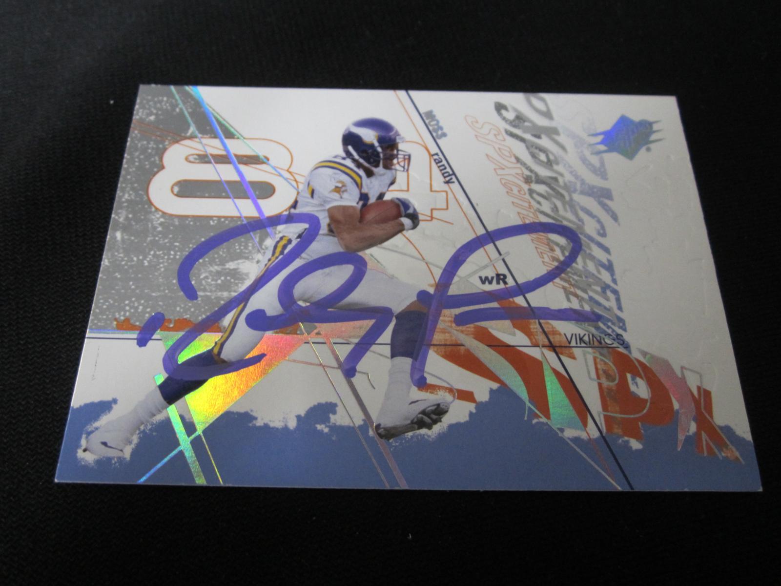 2003 UPPER DECK SPX RANDY MOSS AUTOGRAPH