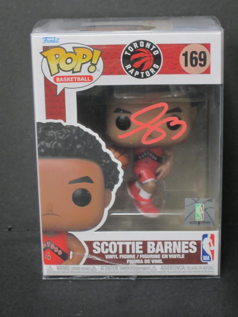 Scottie Barnes Signed Funko Pop COA Pros