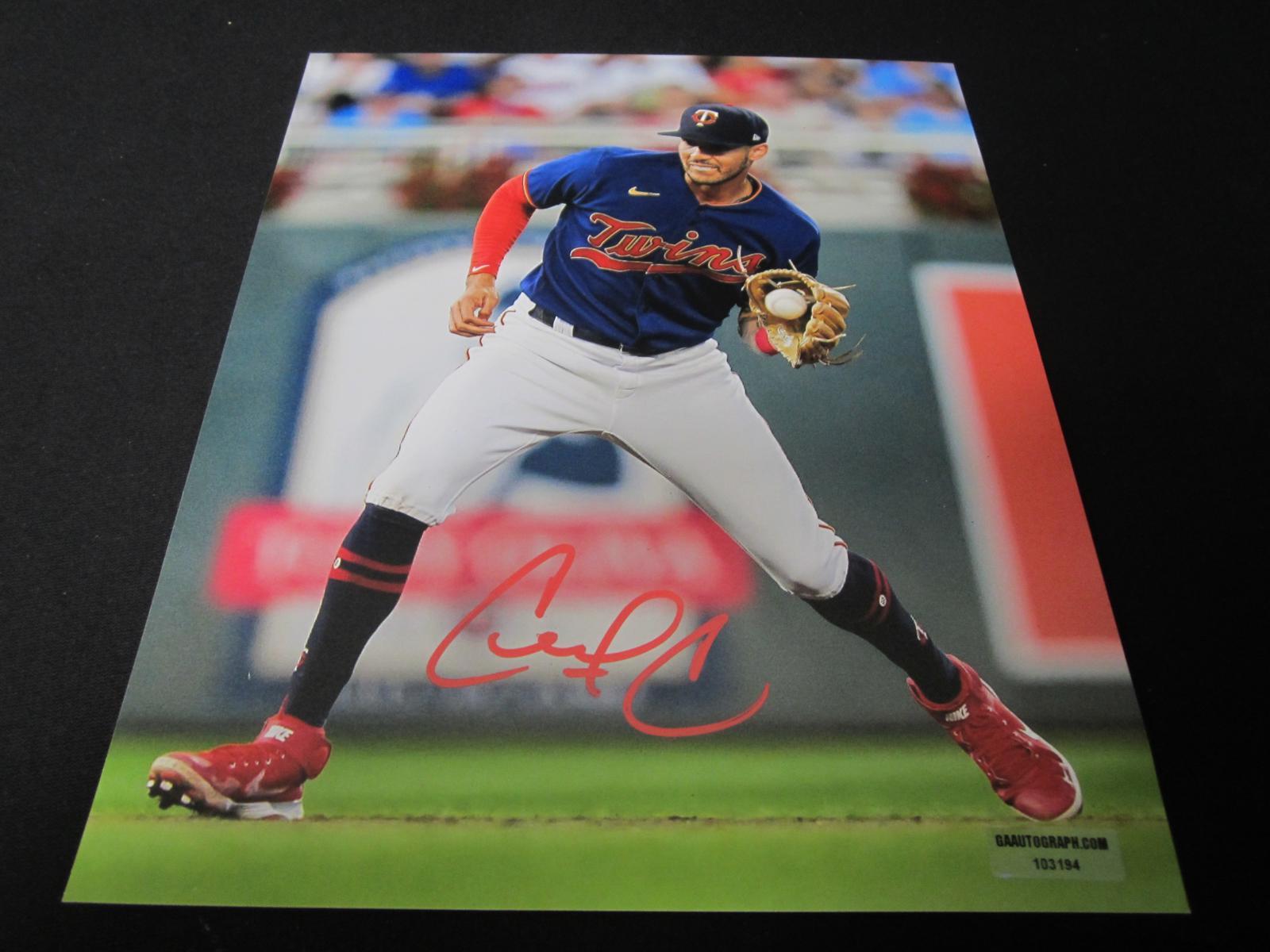 Carlos Correa Signed 8x10 Photo GAA COA