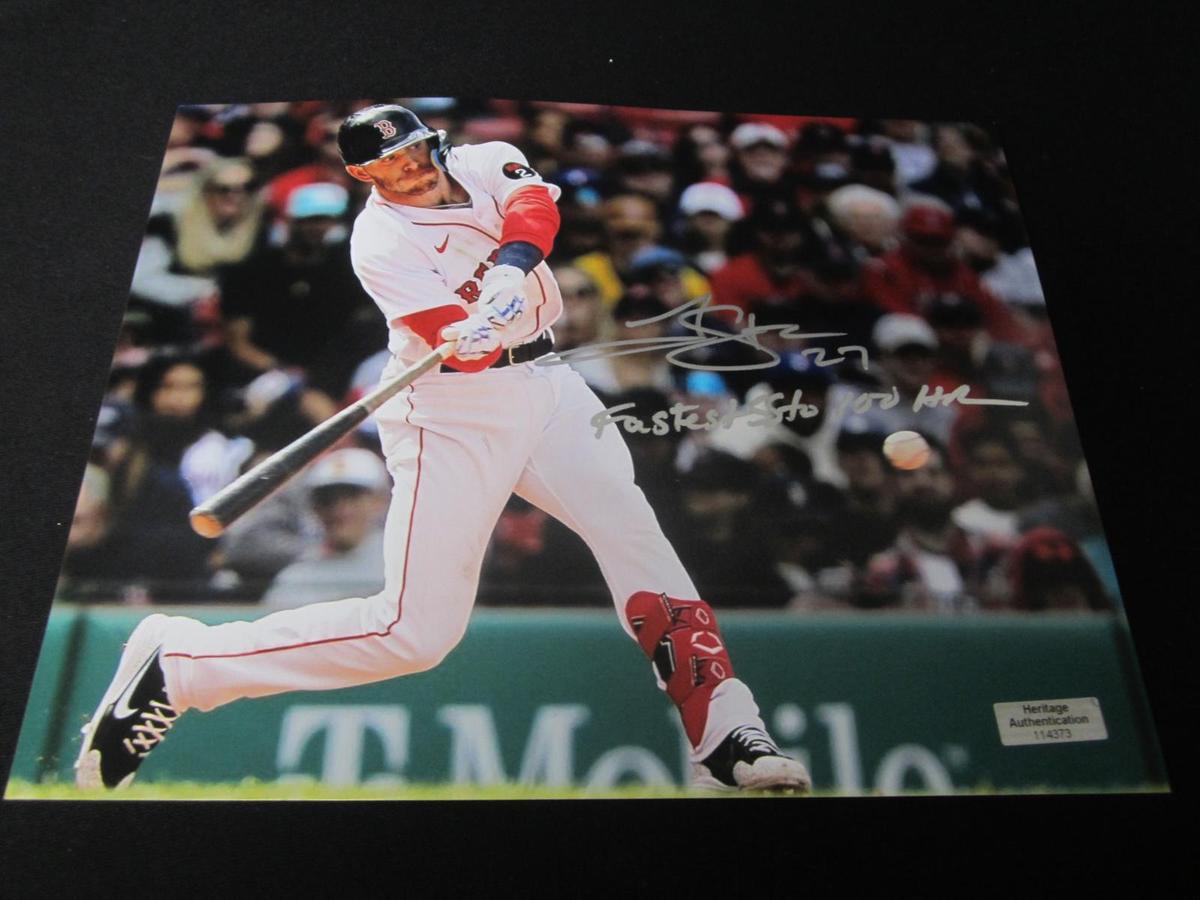 Trevor Story Signed 8x10 Photo Heritage COA