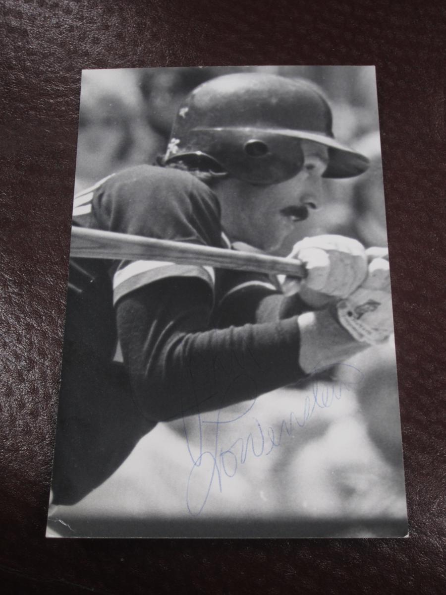 JOHN LOWENSTEIN SIGNED BW POST CARD COA