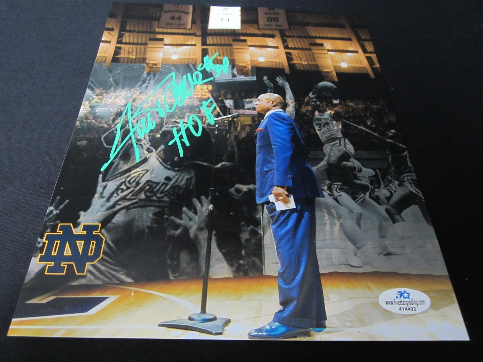 AUSTIN CARR SIGNED 8X10 PHOTO NOTRE DAME