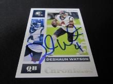 2020 CHRONICLES DESHAUN WATSON AUTOGRAPH