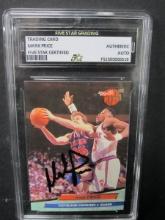 1992-93 ULTRA MARK PRICE AUTOGRAPH FSG COA