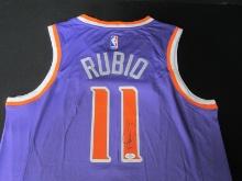 Ricky Rubio Signed Jersey FSG COA