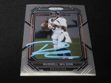 Russell Wilson Signed Trading Card COA Pros