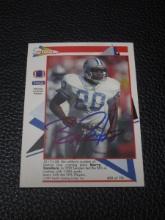 1991 PACIFIC BARRY SANDERS AUTOGRAPH COA