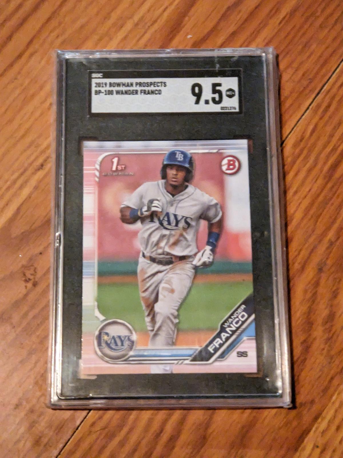 Wander Franco 2019 Bowman Prospects 9.5 MT+ graded BP-100