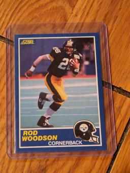 Rod Woodson 1989 Score Card #78. Steelers