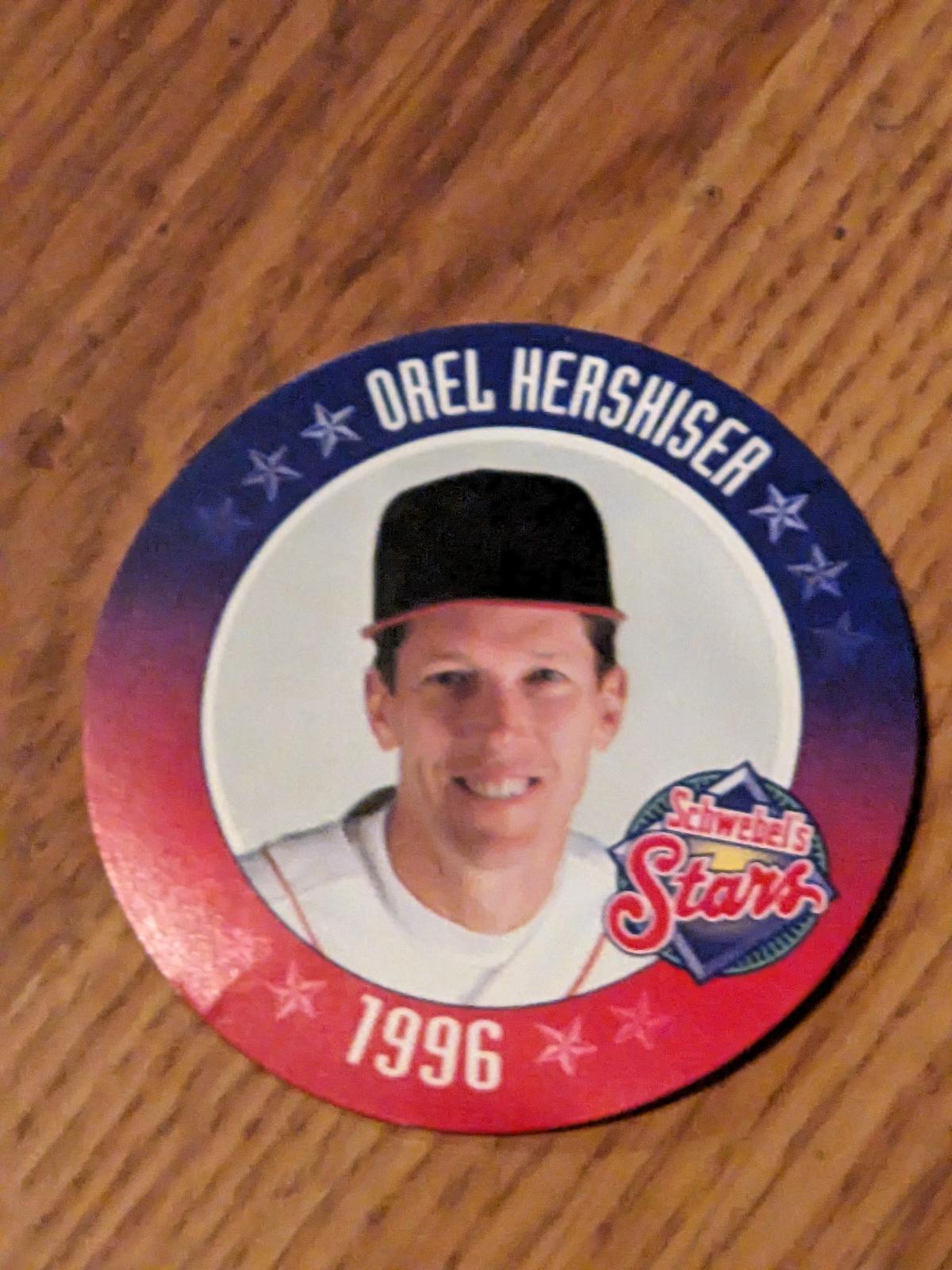 Orel Hershiser Schwebel’s Stars Disc Card