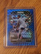 2022 Panini Prizm #79 Julio Urias blue wave prizm