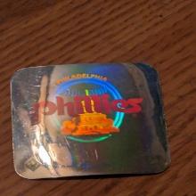 Phillies Vintage 3-d hologram sticker