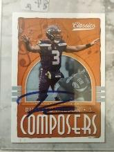 Hand Signed Russell Wilson Card W/COA
