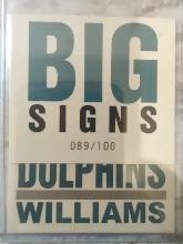 2003 Fleer Big Signs SSP Rickey Williams #3 /100