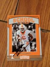 Alvin Kamara autographed card w/coa