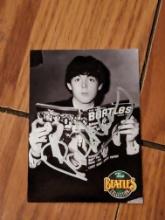 Paul McCartney Signed Card autographed w/coa