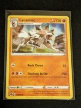 Lycanroc 030/073 Reverse Holo Rare 2020 Pokemon card