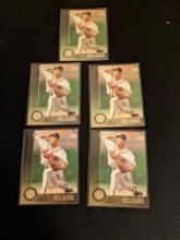 x5 lot all being 1996 Leaf Greg Maddux #192 Atlanta Braves