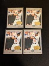 x4 lot all being 1997 Score Premium Stock #46 Eddie Murray Baltimore Orioles HOF