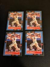 x4 lot all being 1988 Donruss #308 Ken Caminiti's