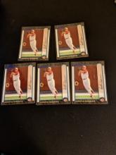 x5 lot all being 1999 Bowman Chrome “Rookie Card” Austin Kearns #200's