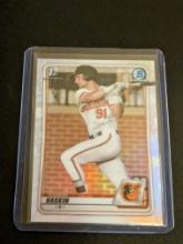 2020 1st Bowman Chrome Hudson Haskin #BD-130 Baltimore Orioles